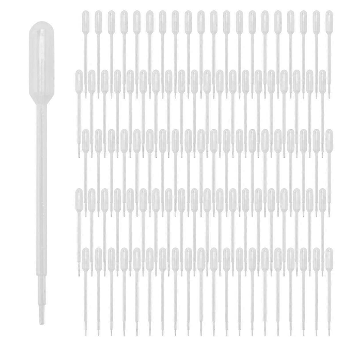 100PCS Graduated Pipettes Dropper Polyethylene Edition 0703