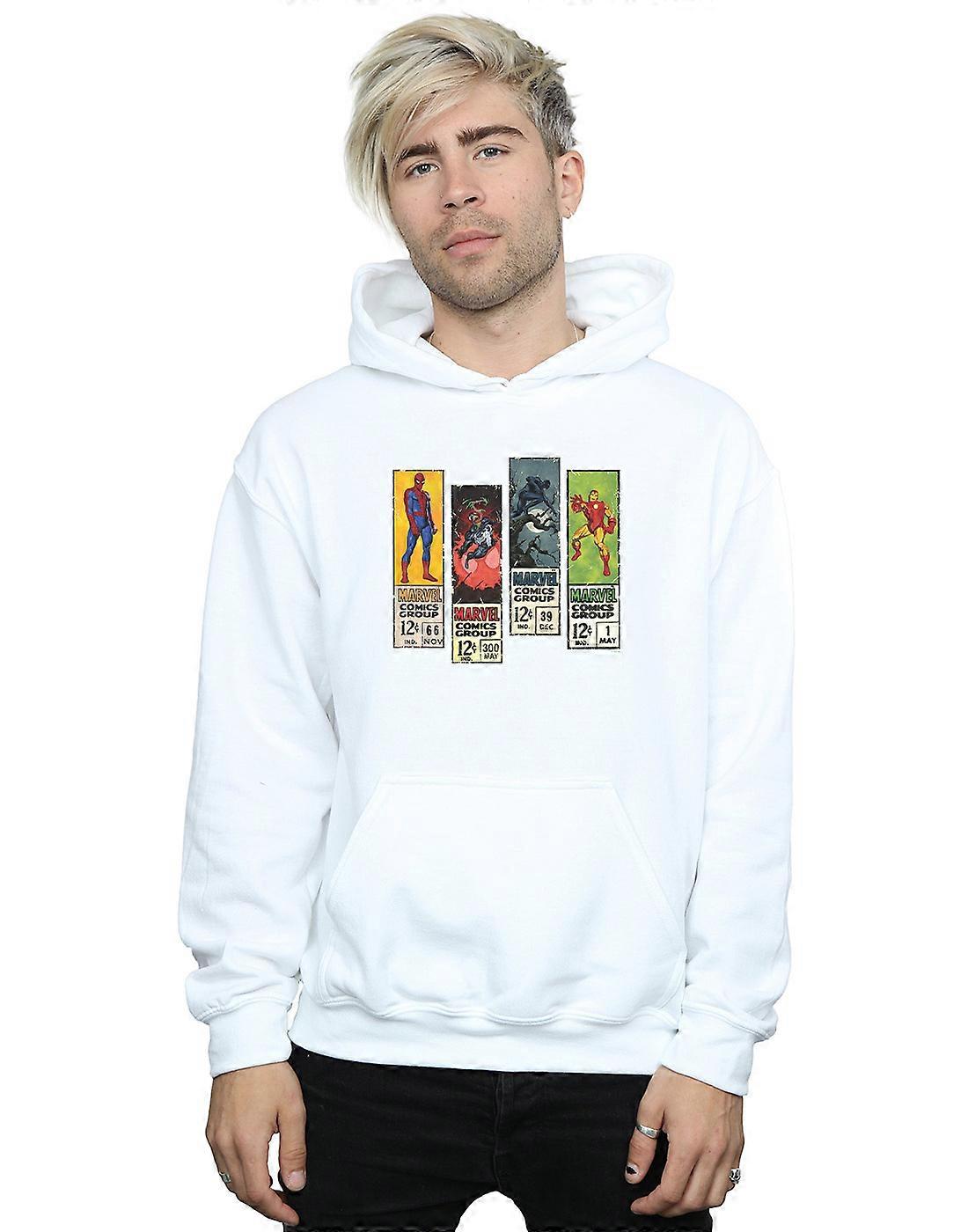 Marvel Men's Comic Strips Hoodie