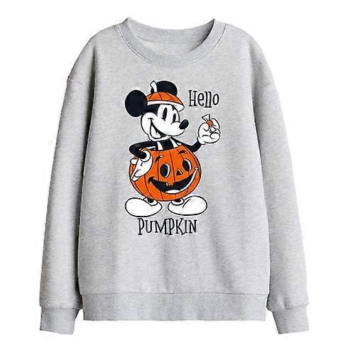 Disney Childrens/Kids Hello Pumpkin Mickey Mouse Sweatshirt
