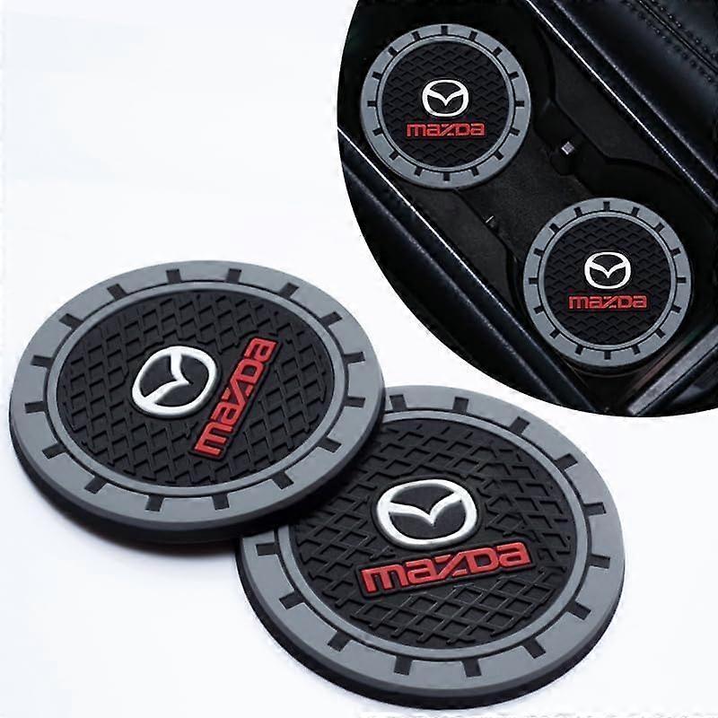 2Pcs NonSlip Cup Holder Coasters for Mazda CX5 20122023, Scratch Protection Inserts