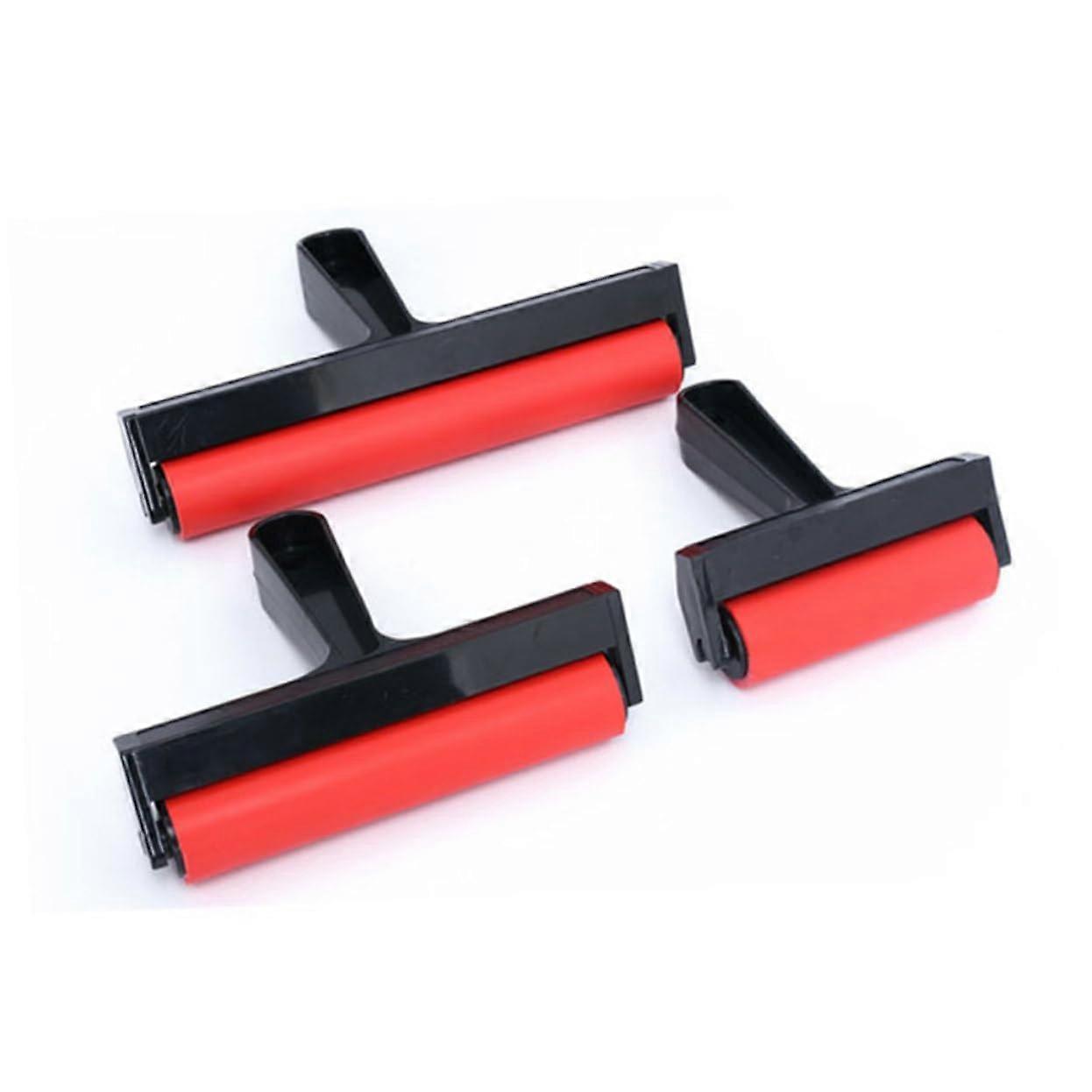 Brayer Roller for Ink and Paint with Smooth LargeArea Coverage and Ergonomic Wide Handle