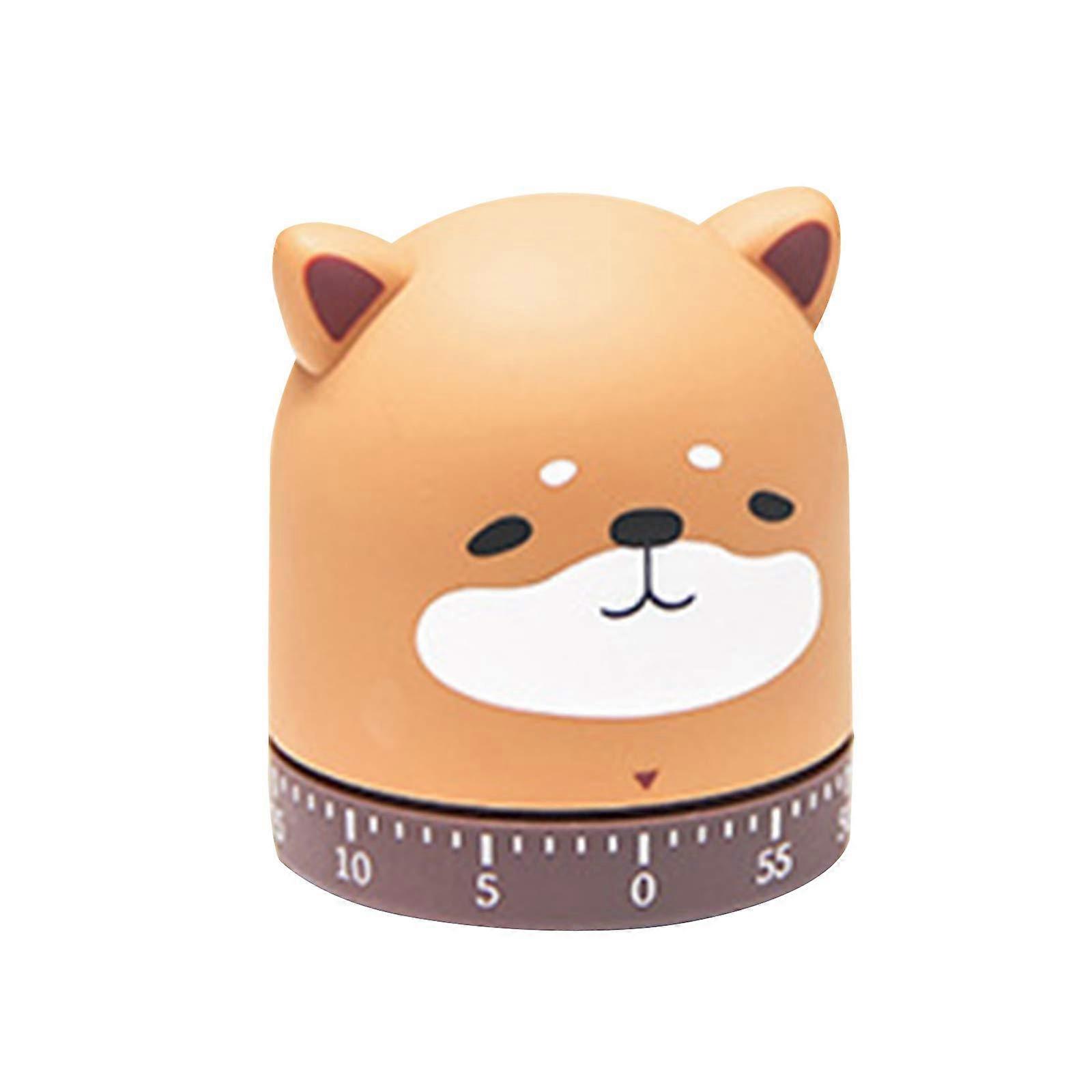 Kitchen Timer Mechanical 60 Min Cute Animal Design Accurate Battery Cooking Timer