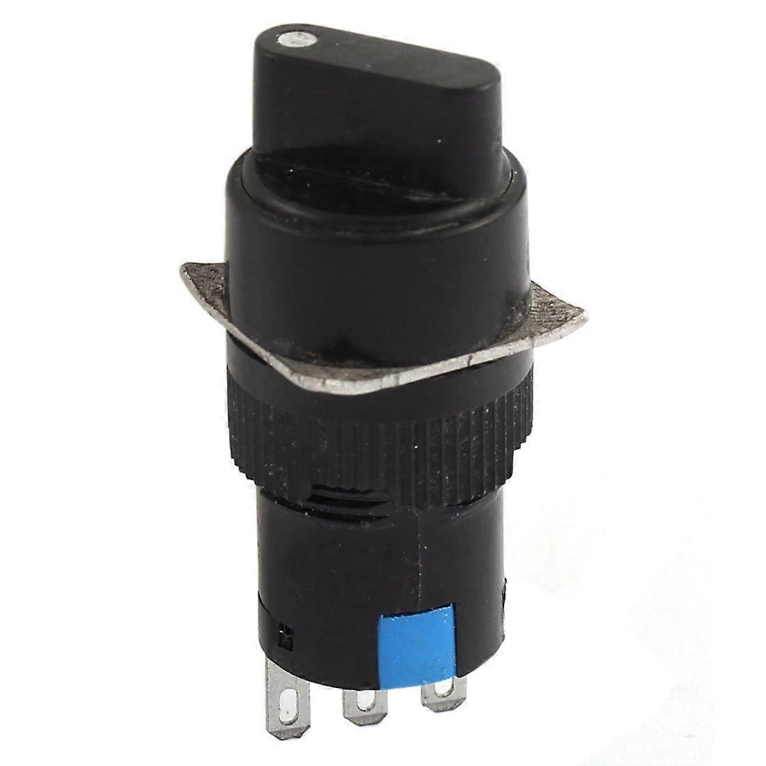 15mm Panel Mount Rotary Selector Switch SPDT 1NO 1NC Latching  Current Capacity