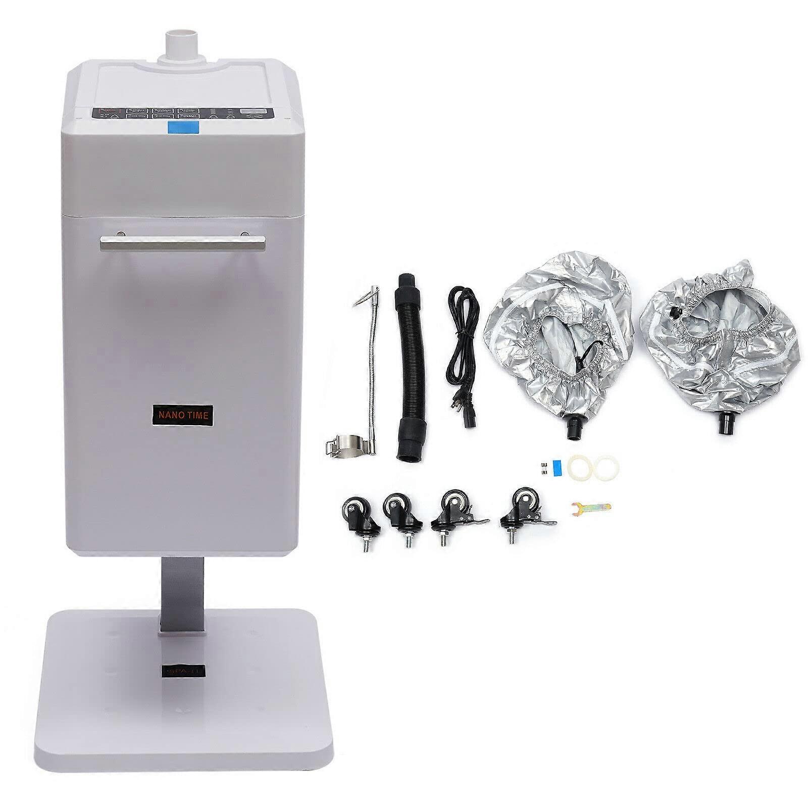 Professional Nano Ionic Hair Steamer with Touch Control Deep Hydration and Rolling Base for Salon