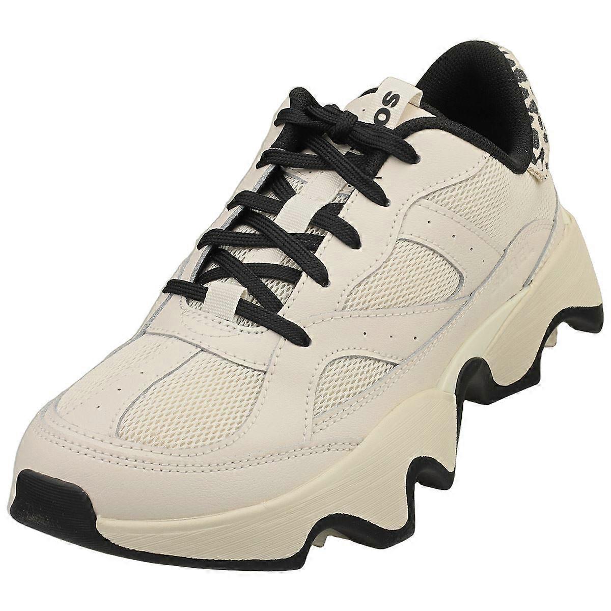 SOREL Kinetic Array Womens Casual Trainers in Off White Black