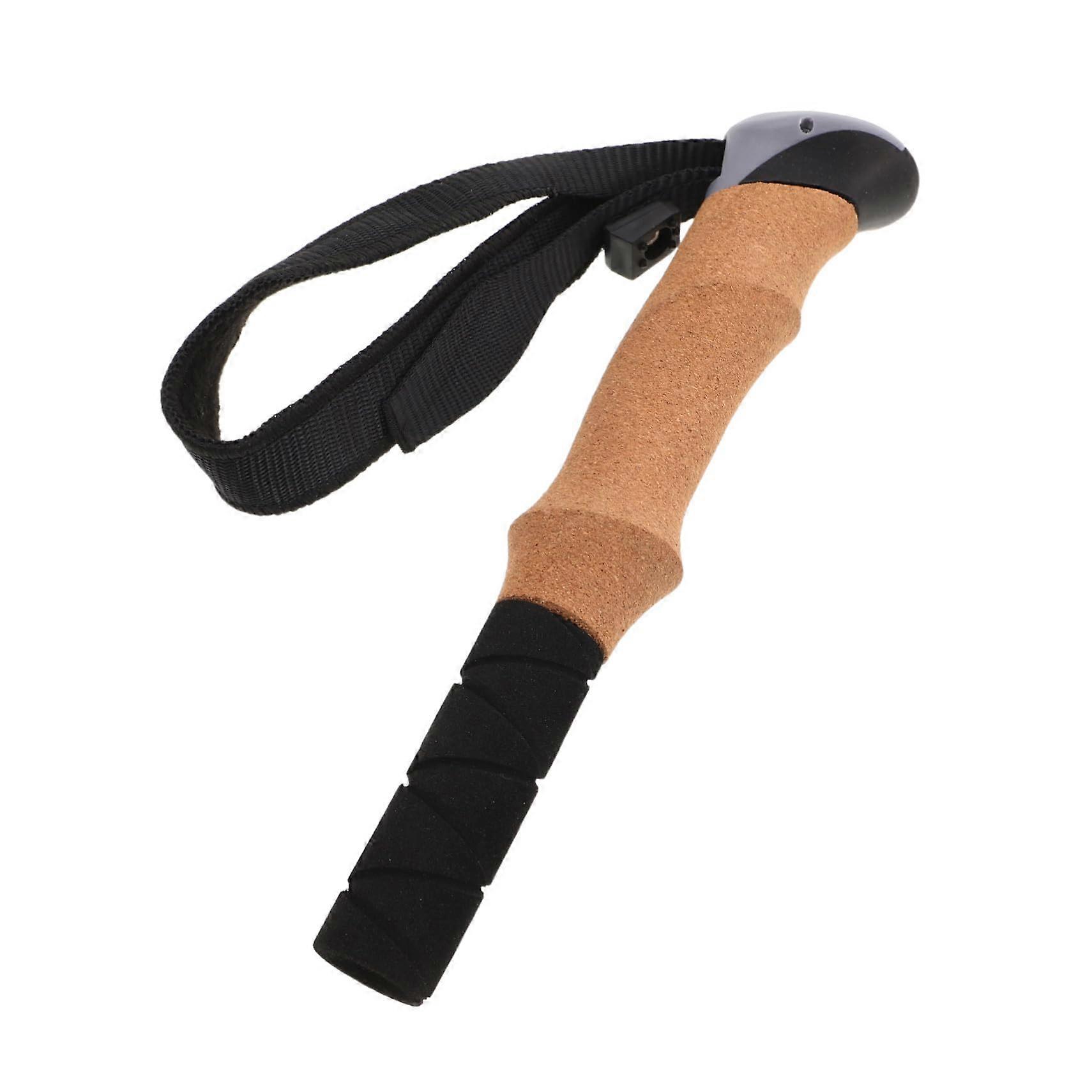 Trekking Pole Handle Replacement Cork EVA Grip with Wrist Strap for Hiking Walking Camping
