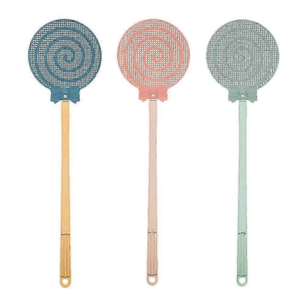 Fly Swatters Insect Killing Mesh Design Summer Use 3Pcs