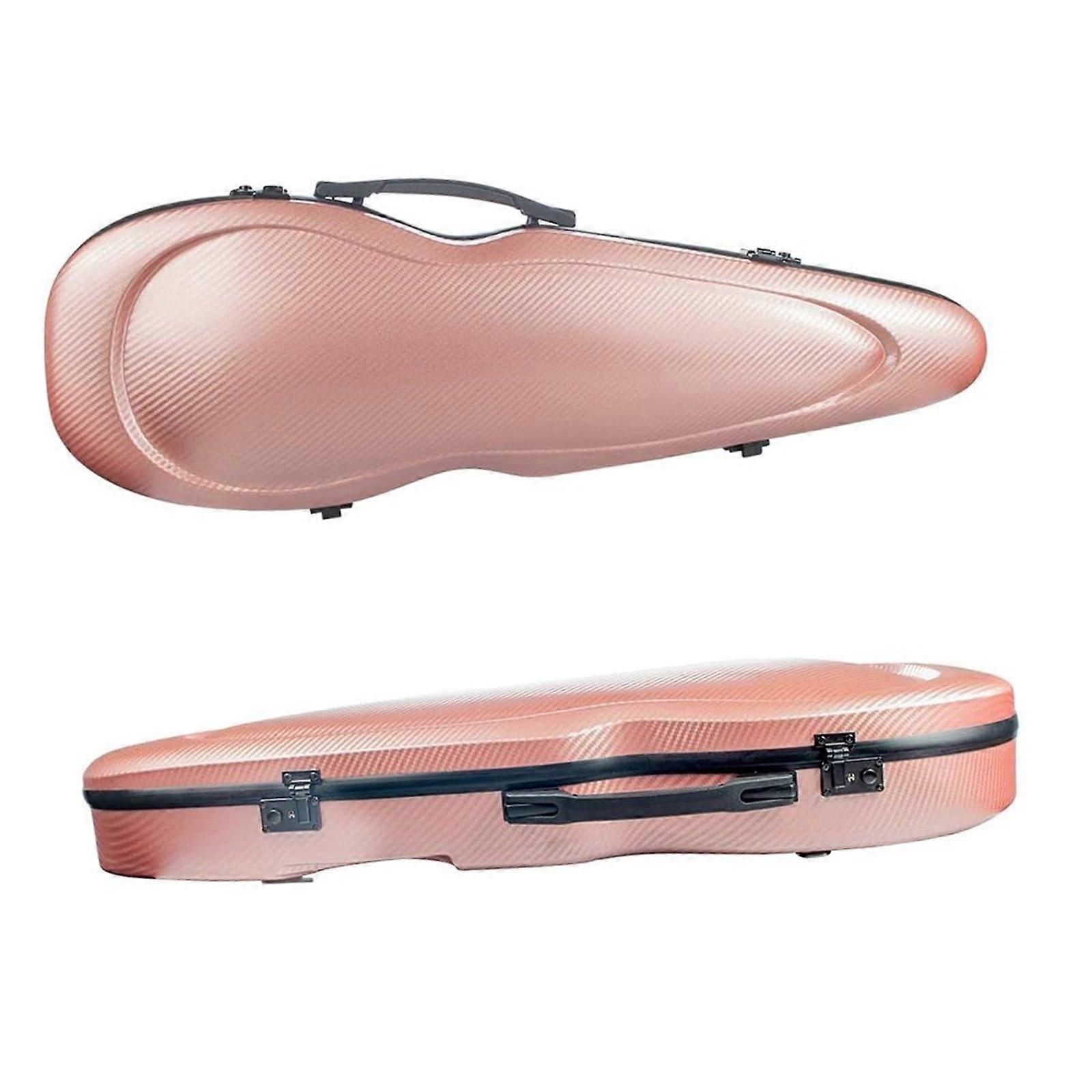 4/4 Carbon Fiber Violin Case with ImpactResistant Hard Shell and Soft Lining Protection