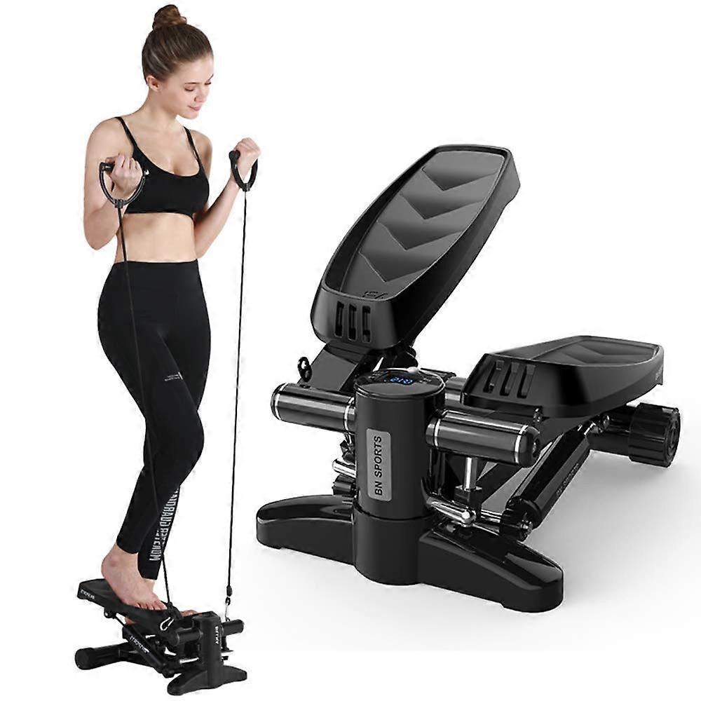 Mini Hydraulic Stepper with Adjustable Resistance for Home Workout Beginners and Adults