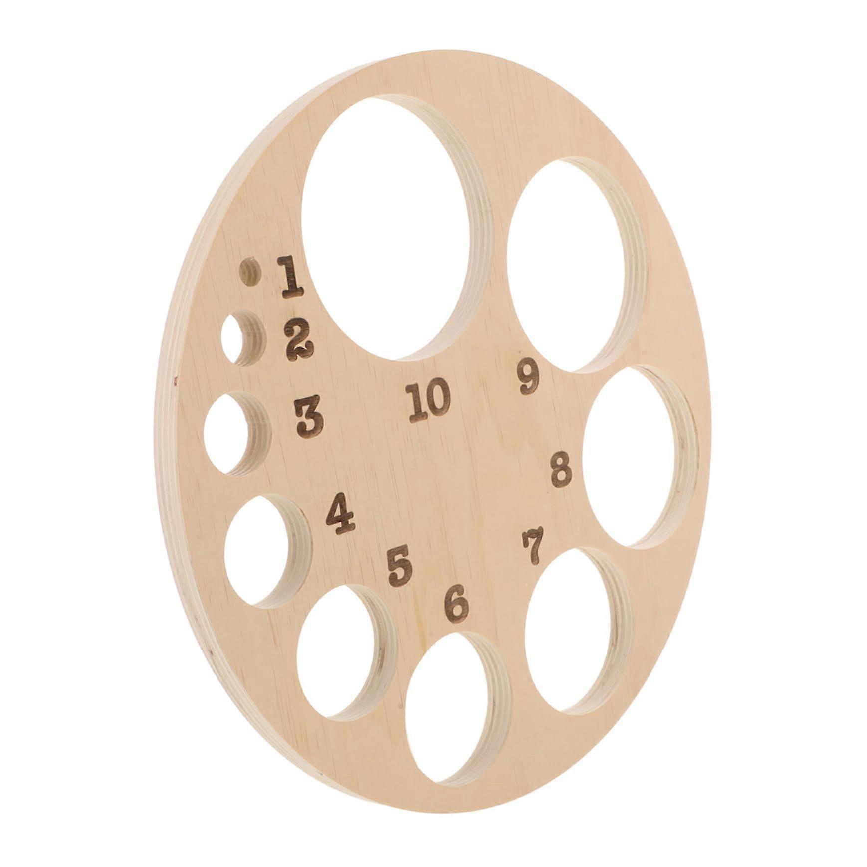 Wooden Cervical Dilation Chart with Rotating Fetal Position Model for Midwifery Training