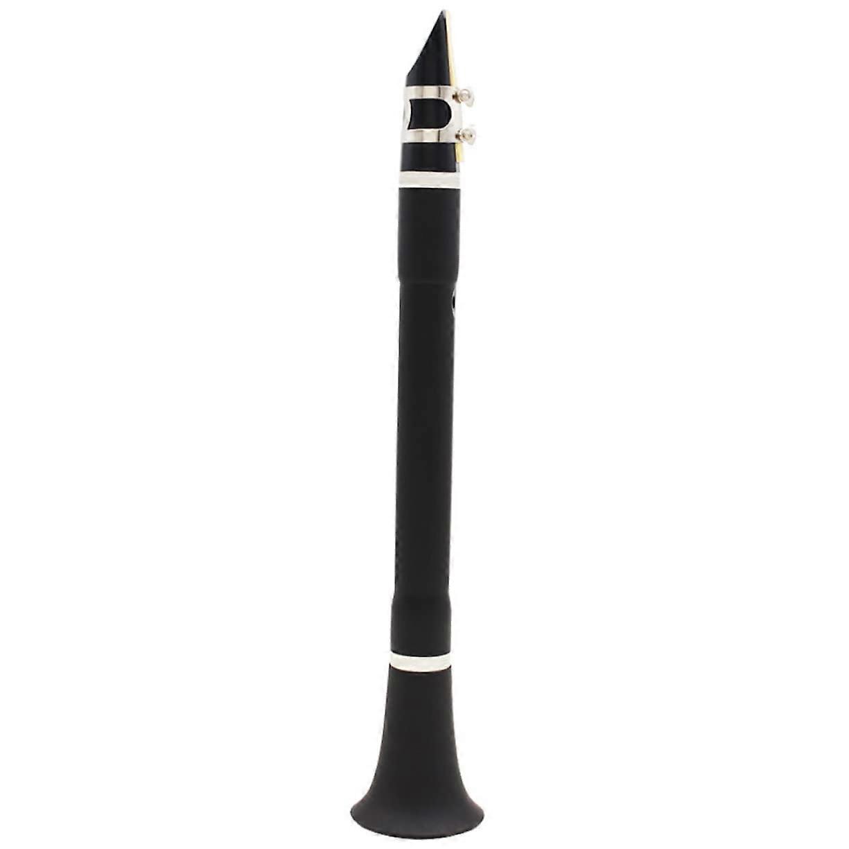 Mini Keyless Clarinet for Beginners Compact Lightweight Design Clear Tone Pocket ABS Model
