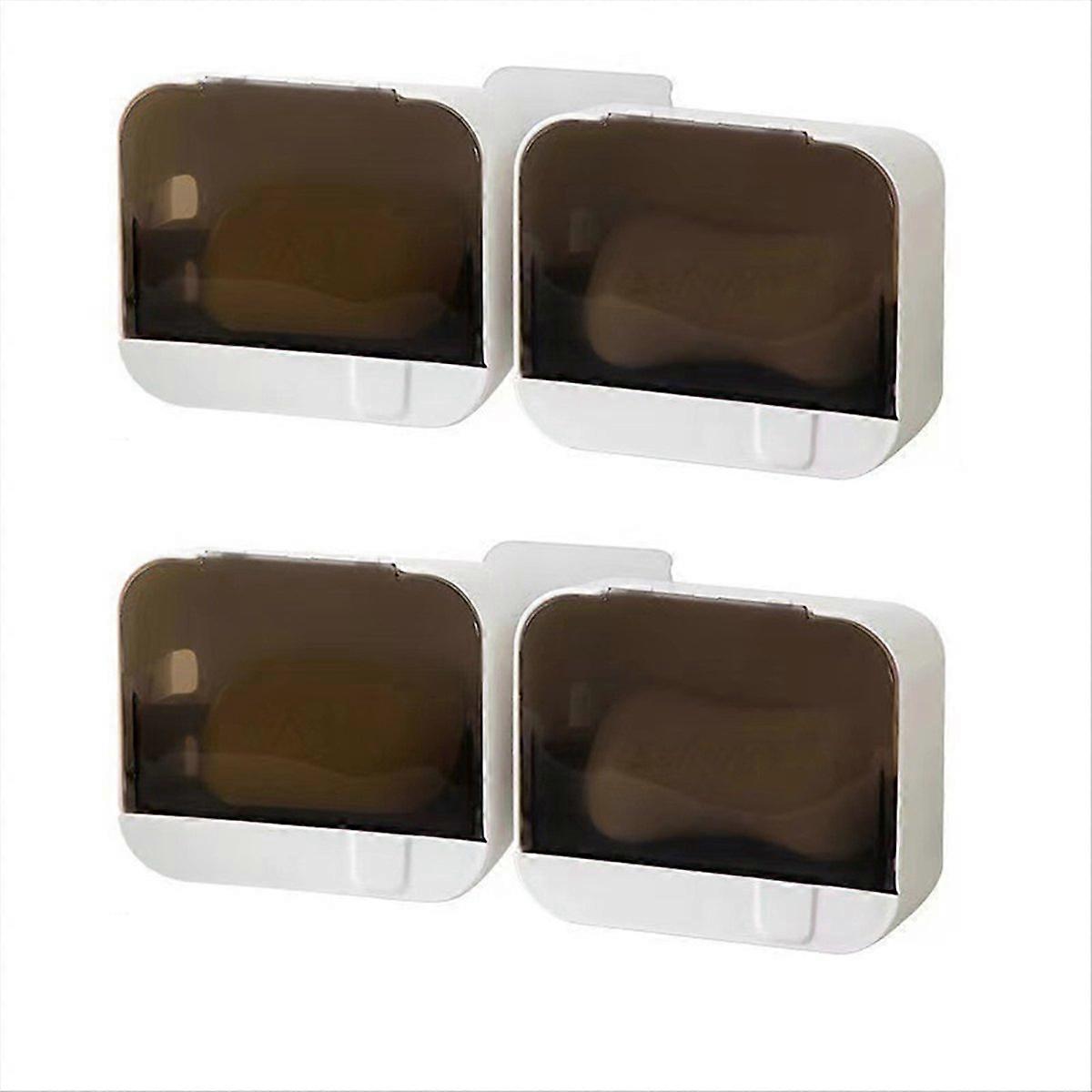 Wall Mounted Soap Holder,No Punch Installation,Soap Storage Box