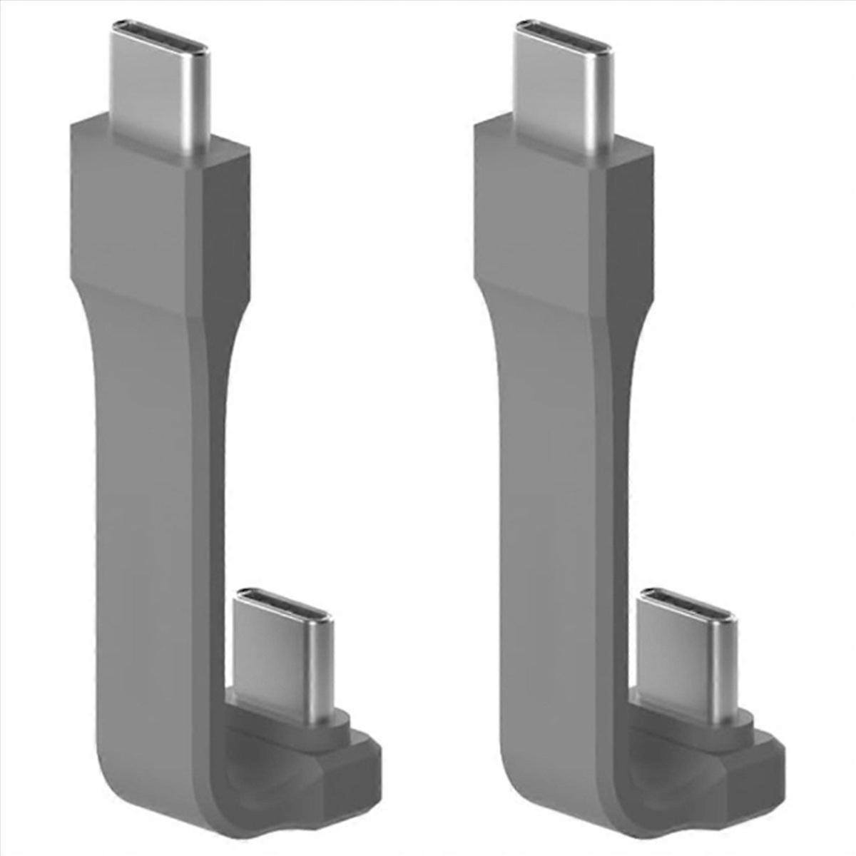 90 Degree Elbow Data Cable TYPE-C to TYPE-C Full-Function Connection Magnetic Hard Disk Box M2 for P