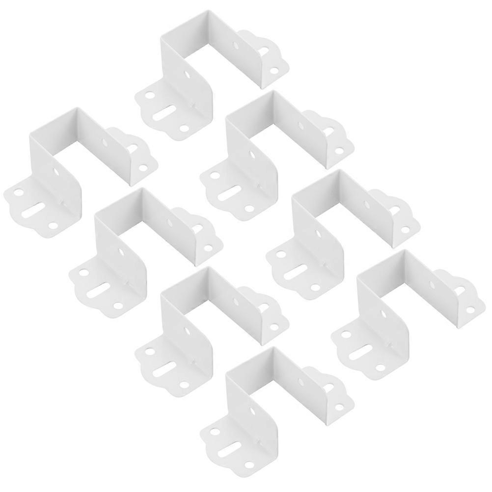 Bed Rail Bracket Iron Replacement for 16Pcs Bed Rail Fasteners Set