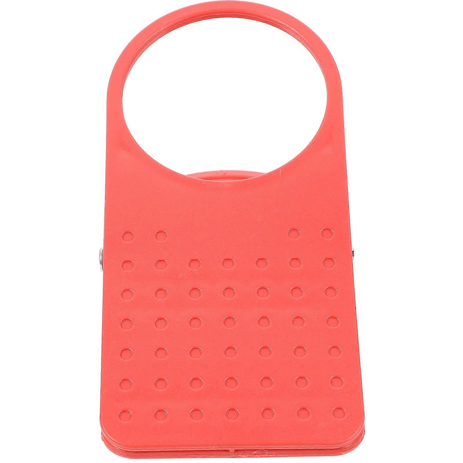 Table Cup Holder for Cup Holding Plastic Clip Clamp Red