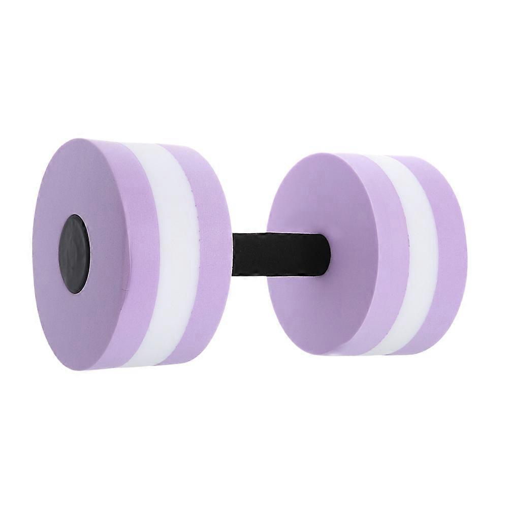 Pool Dumbbells Aquatic Exercise Dumbbell for Exercising Lavender 1Pcs