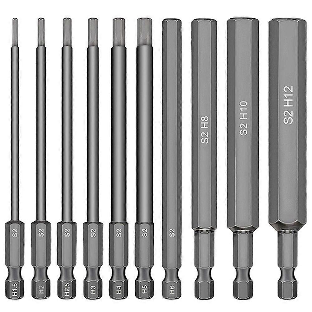 10-Pieceinner Hexagon Spanner 1.5-12Mm Wrench Socket