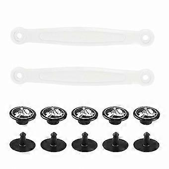 Replacement PVC Straps with Rivets for Clogs Sandals Men and Women Beach Shoes Heel Bands