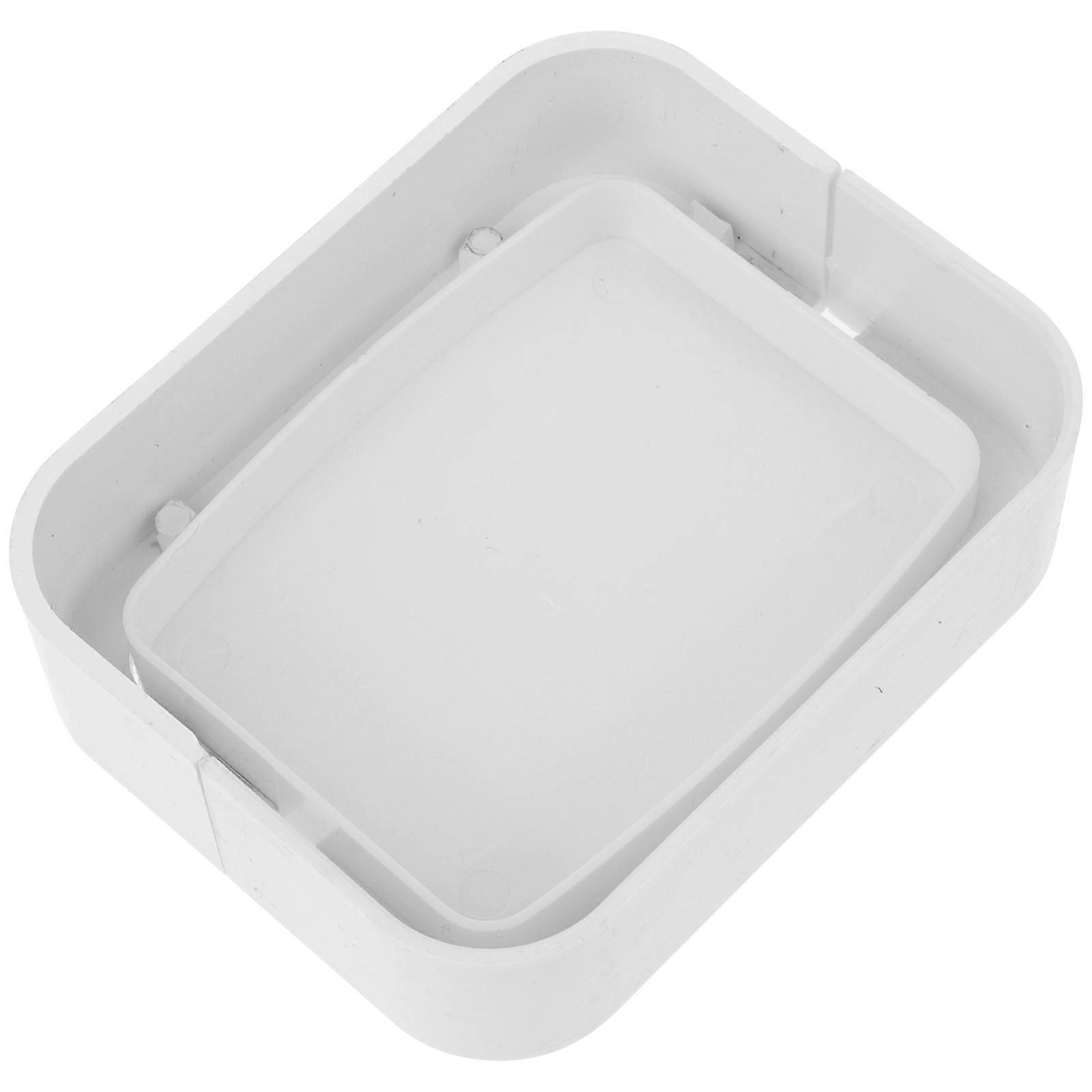 Water Pipe Adapter for Hydroponic Growing System Plug Plastic White