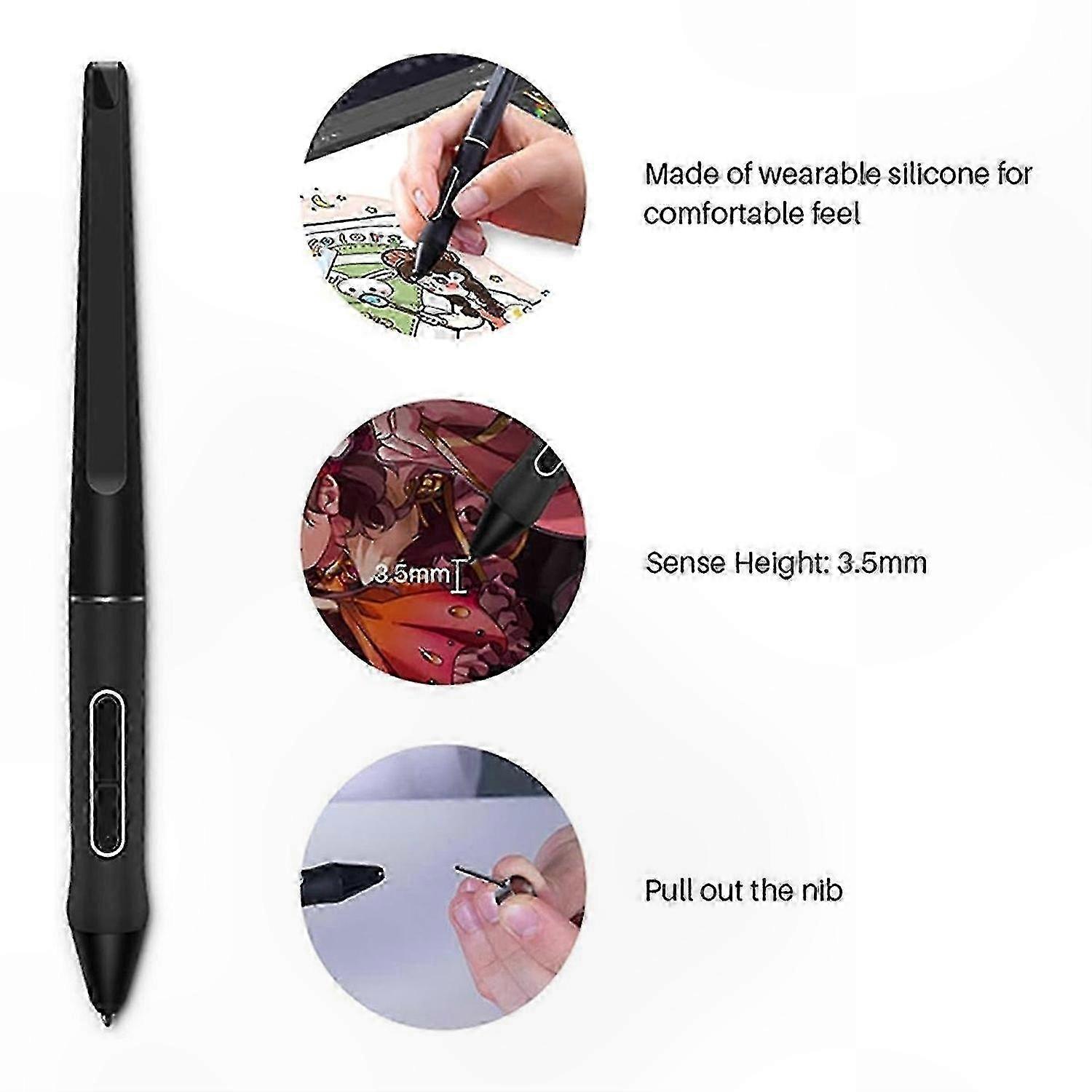 Digital Stylus Pen with 10 Replacement Nibs for Touchscreen Devices