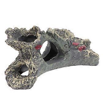Aquarium Ornament Resin Cave Ornament for Decoration 1Pcs