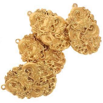 8 Pcs Dragon Charms Keychain Pendants Suitable For DIY Jewelry Crafts Unique Gift For Loved Ones