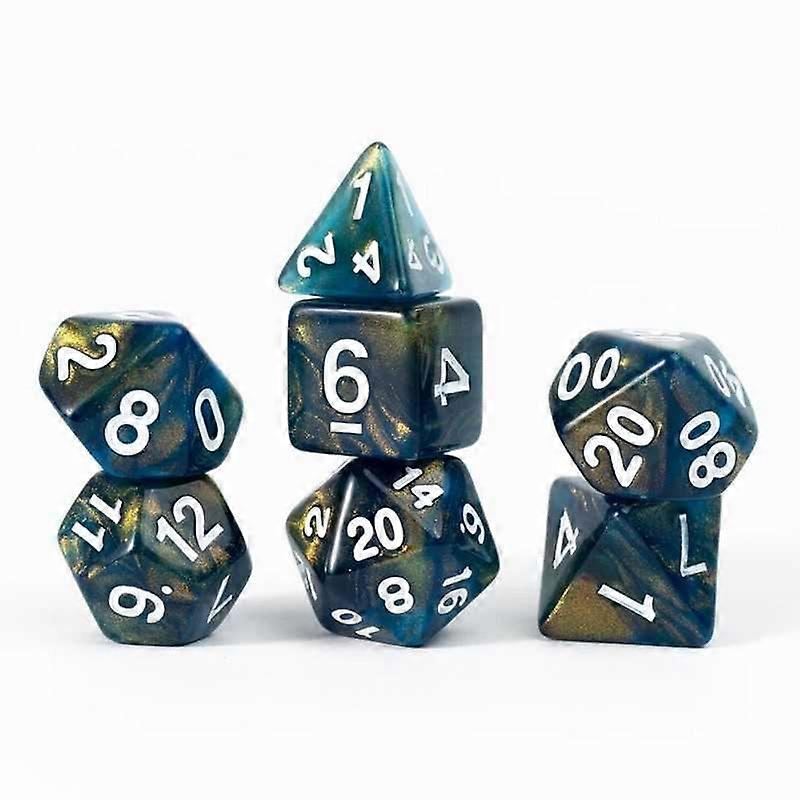 Sirius Dice Treasures Unearthed 7-Piece Polyhedral - Onyx