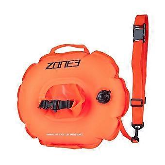 Zone3 Recycled On The Go Swim Buoy - Hi-Viz Orange Adult Unisex