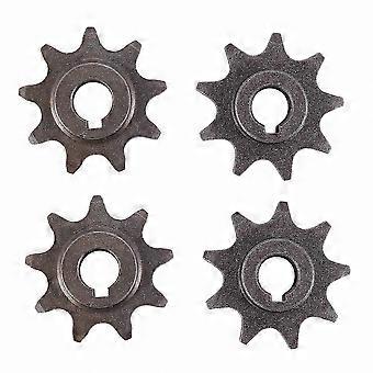 9T 410 Chain Sprocket compatible with Electric Bike Motors, 4 Pack of 9 Tooth Gear Wheel compatible with MY1016Z and MY1018 Models