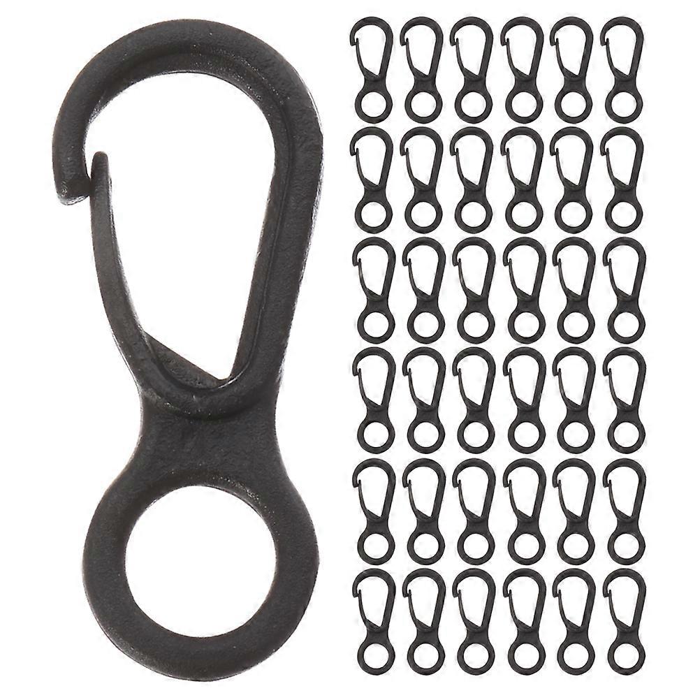 Multifunction Snap Hook Plastic Spring Buckle for Camping Equipment 400Pcs
