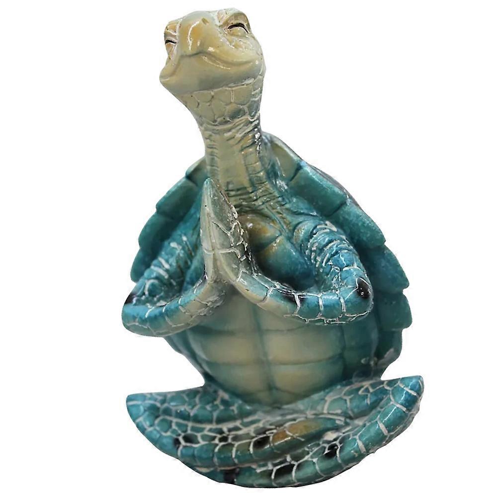 Handcrafted Turtle Statue for Meditation and Garden Decor 1 Piece