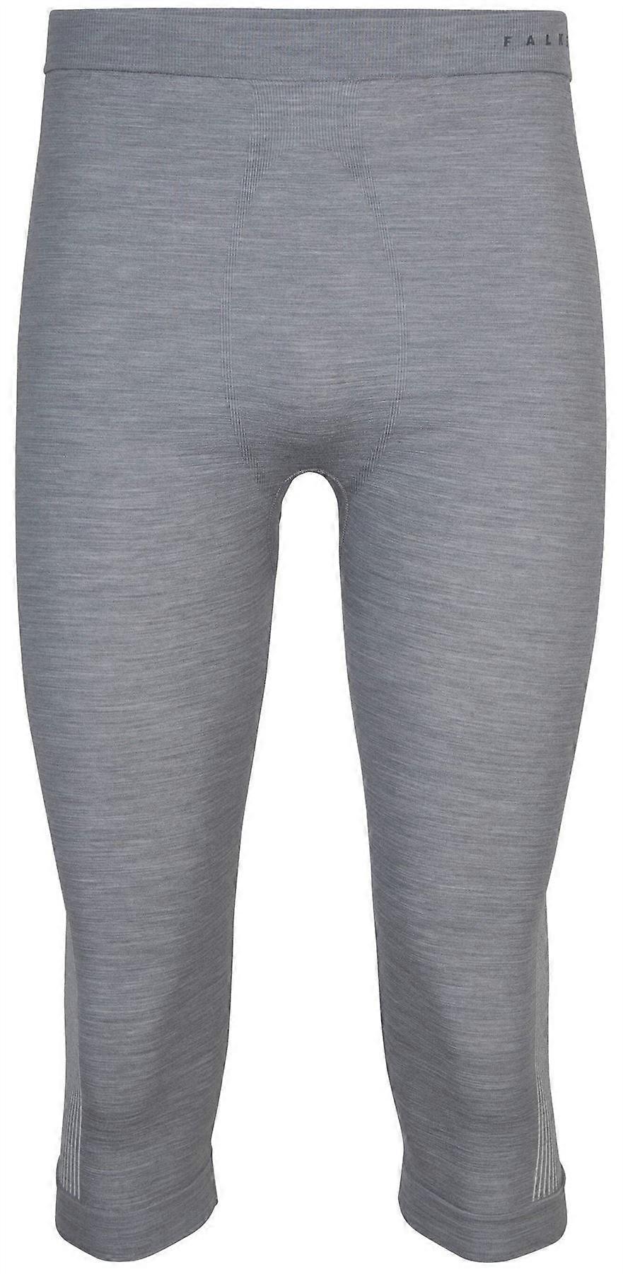 Falke Wool Tech Light 3/4 Tights - Grey Heather