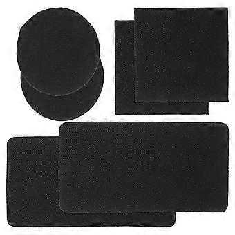 6 Sets Trampoline Mat Repair Kit Round Square Rectangular Self Adhesive Patches for Fixing Holes and Tears Reliable Solution