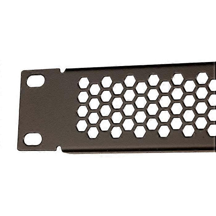 Cablenet 1u Vented Blanking Panel Black