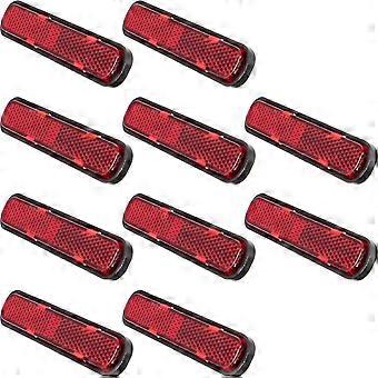 10pcs veiligheidsreflector schroef op trailer veiligheidsreflector auto schroef op reflector
