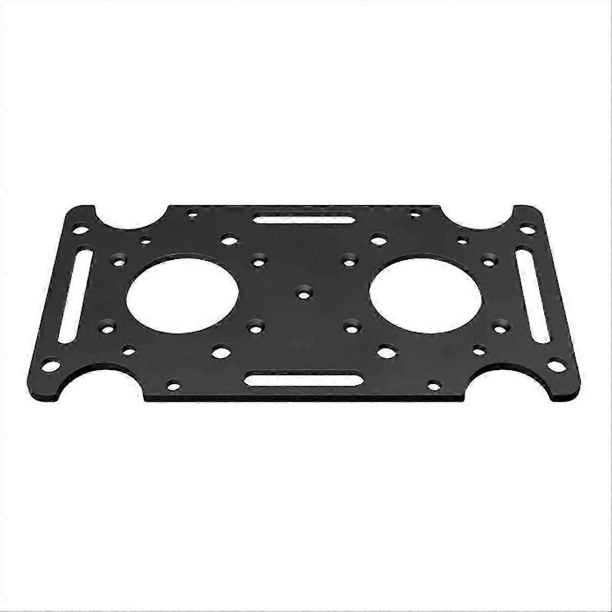 Mailbox mounting bracket, plate for post-mount mailboxes