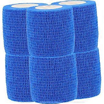 6pcs Self Adhesive Elastic Bandages for Pets Breathable and Flexible Dog Finger Wraps Color 5cm x Ideal for Minor Scrapes and Cuts on Dogs and Cats