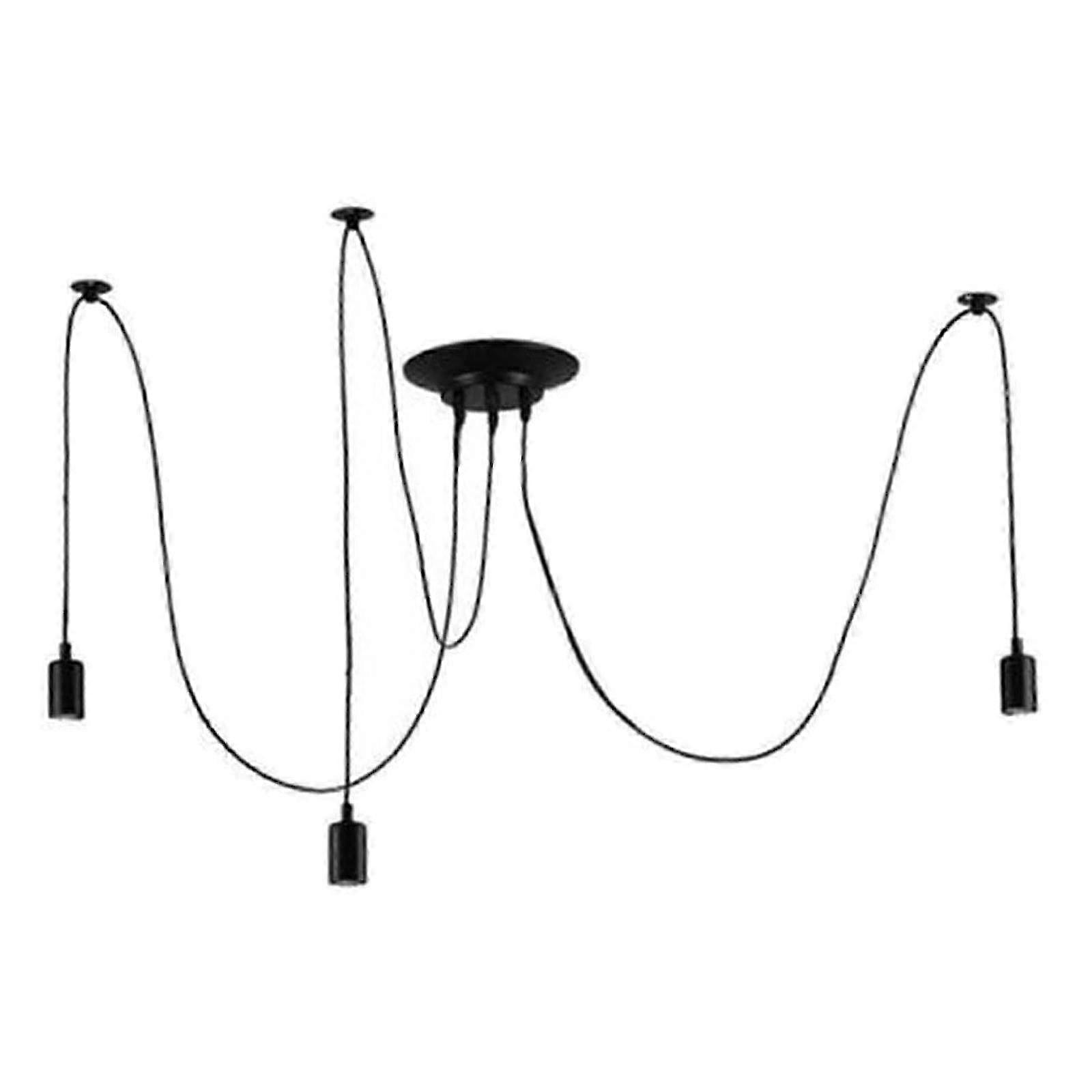 Adjustable DIY Multi Pendant Chandelier Spider Ceiling Light 1-Head