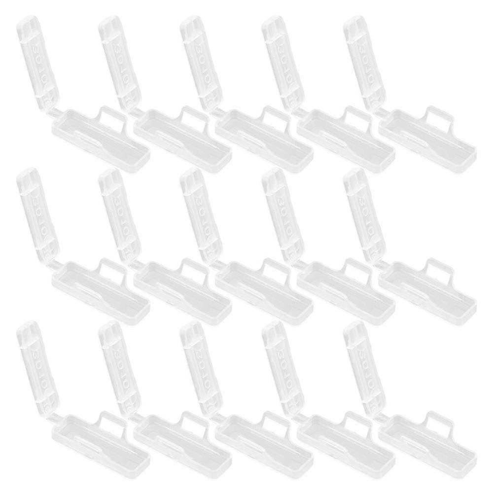 Waterproof Clear Plastic Cable Tag Holders for Wire Identification, 200 Pack