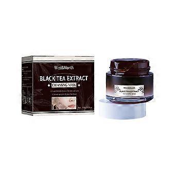 Black Tea Mask Clean Pores Delicate Pores Brightening Skin Tender Skin Mask