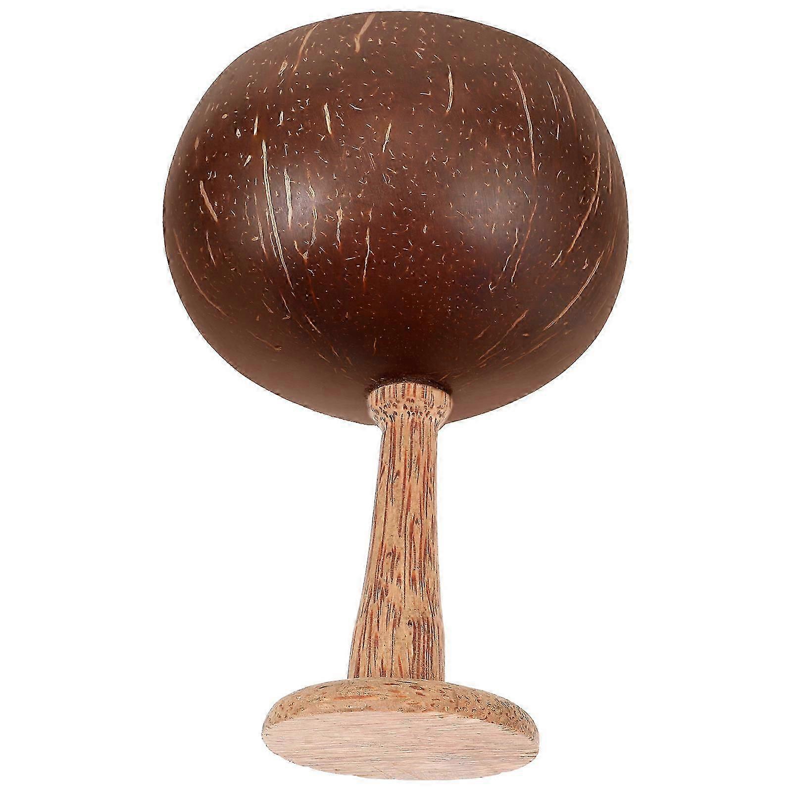 Coconuts Shell Cocktail Cup for Drinking with Wood Material
