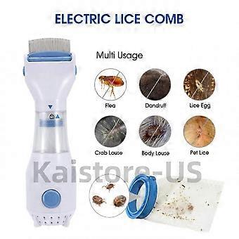 Electric Lice Vacuum Comb for Hair Treatment and Removal - Hair Cleaner (UK,