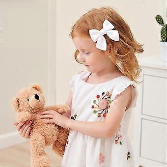 32PCS/16Colors 3.5 Inches Baby Girls Hair Bows Clips Alligator Clips Felt Woolen Hair Barrettes Hair Accessories for Toddlers Infants Kids and Little 