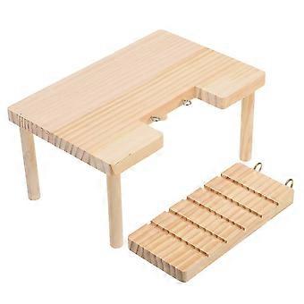 Pindsvinestige til hamsterbur, niveauindsatser, kæledyrshabitat, dekorativ brug, 24,00 x 16,00 x 13,50 cm, 1 pakke
