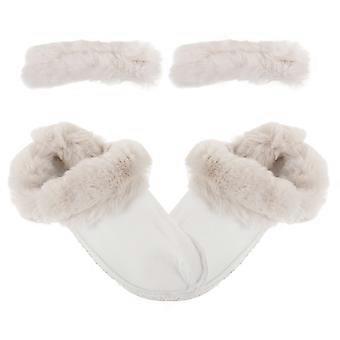 Plush Warm Shoe Inserts for Winter Detachable Soft Liners 1Set