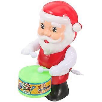 3 juguetes de cuerda de Papá Noel, juguetes de Papá Noel tamborilero, juguetes divertidos de cuerda