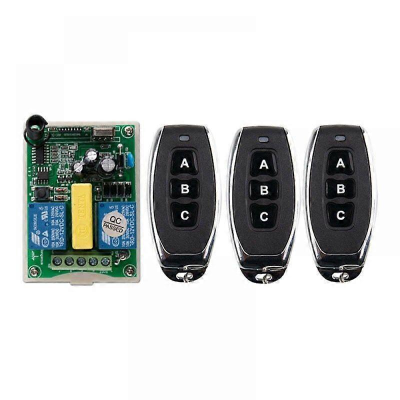 Wireless remote control switch 220V motor roller shutter door remote control switch/two-way remote control control panel