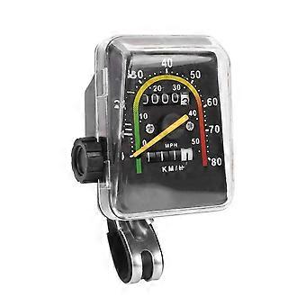 Draadloze fietssnelheidsmeter voor nauwkeurige metingen, duurzame kilometerteller met resetknop.