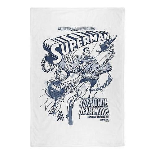 Superman Silky Comic Cover Superman Throw
