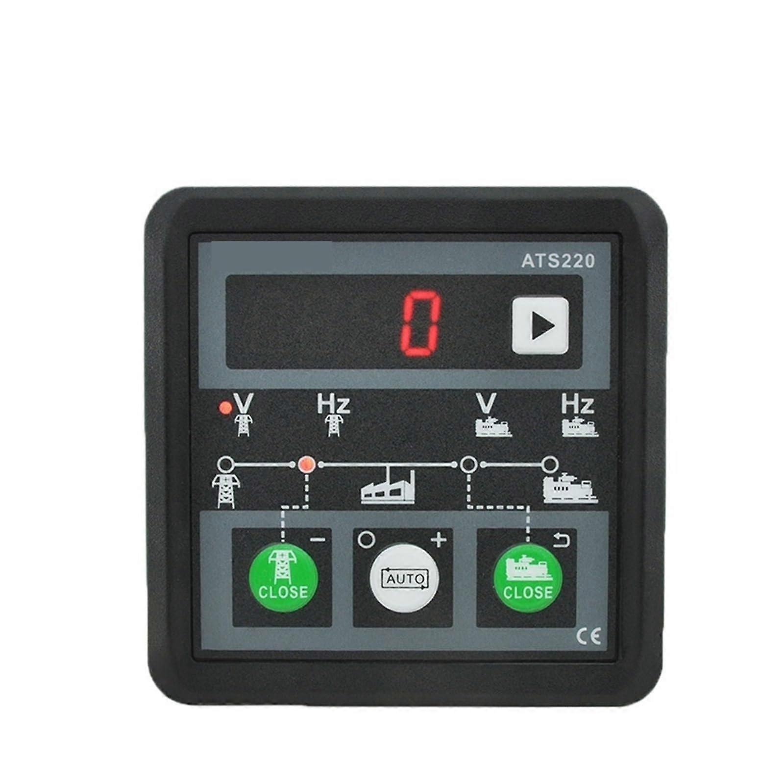 ATS220 Automatic Transfer Switch Controller with LED Display, Auto Manual Generator Control Module 836V